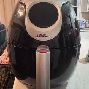 Power AirFryer XL Black and Silver